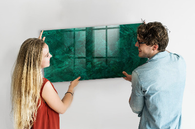 Magnetická popisovateľná tabuľa Zelená tabuľa na poznámky a fotografie