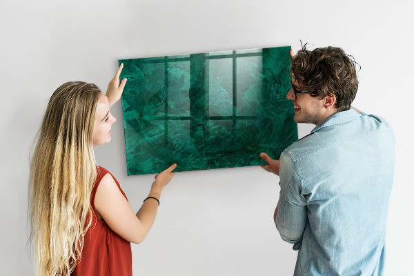 Magnetická popisovateľná tabuľa Zelená tabuľa na poznámky a fotografie