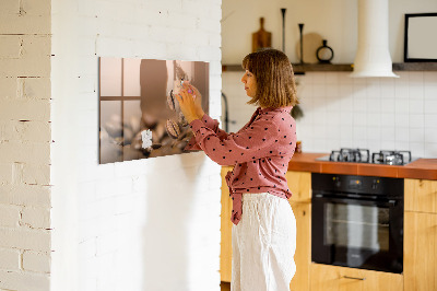 Magnetická popisovateľná tabuľa Kreatívny priestor na poznámky a fotografie
