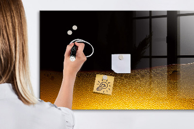 Magnetická popisovateľná tabuľa Magnetická tabuľa na poznámky a fotografie