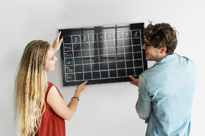 Magnetická popisovateľná tabuľa Plánovacia a poznámková tabuľa