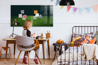 Magnetická popisovateľná tabuľa Nástenka na zelenom pozadí