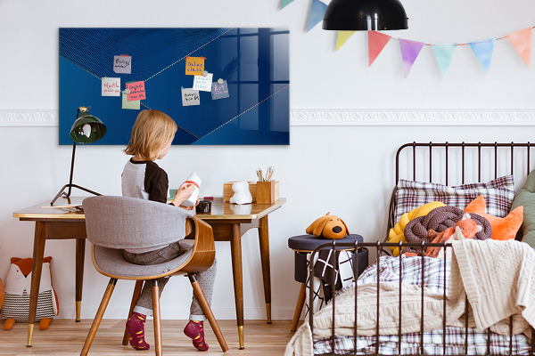 Magnetická popisovateľná tabuľa Moderná tabuľa na poznámky a fotografie