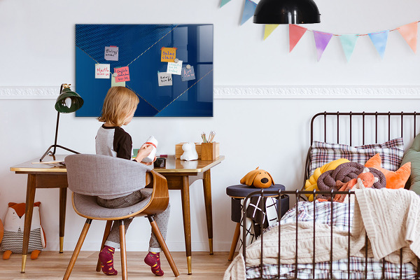 Magnetická popisovateľná tabuľa Moderná tabuľa na poznámky a fotografie