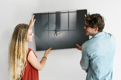 Kresliaca magnetická tabuľa Magnetická tabuľa na fotografie a poznámky