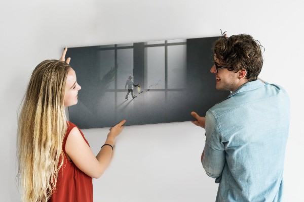 Kresliaca magnetická tabuľa Magnetická tabuľa na fotografie a poznámky