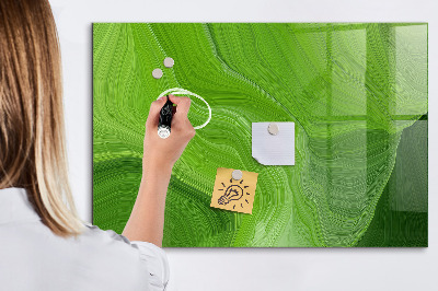 Magnetická popisovateľná tabuľa Zelená nástenka s fotografiami