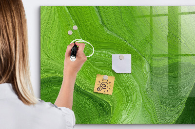 Magnetická popisovateľná tabuľa Zelená nástenka s fotografiami