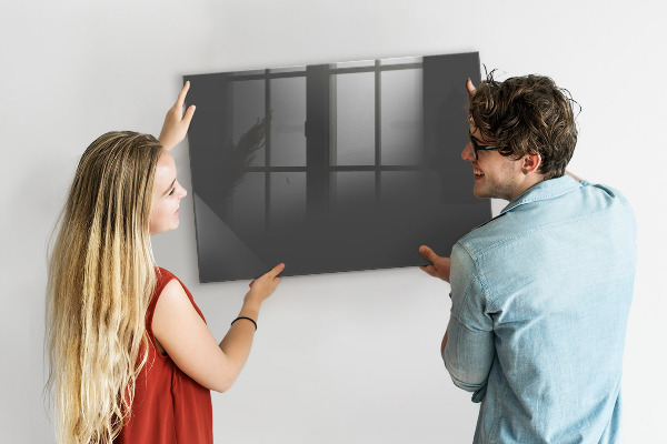 Magnetická popisovateľná tabuľa Praktická tabuľa na poznámky a fotografie