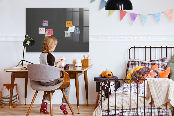 Magnetická popisovateľná tabuľa Praktická tabuľa na poznámky a fotografie