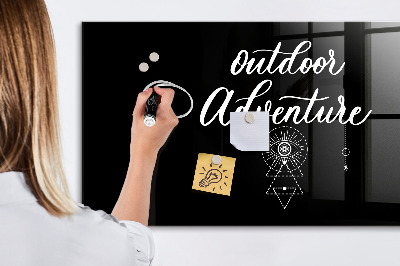 Magnetická popisovateľná tabuľa Vonkajší priestor pre spomienky