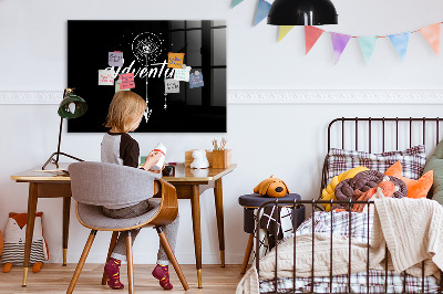 Magnetická popisovateľná tabuľa Nástenka s magnetmi