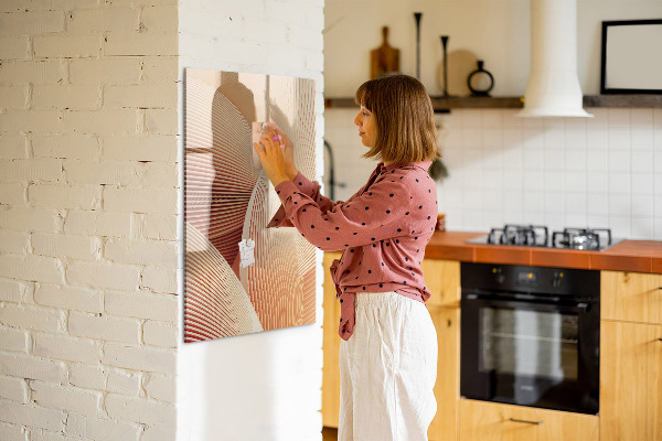Magnetická popisovateľná tabuľa Moderná tabuľa na poznámky a fotografie