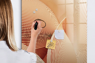 Magnetická popisovateľná tabuľa Moderná tabuľa na poznámky a fotografie