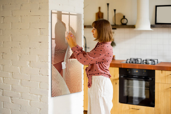 Magnetická popisovateľná tabuľa Moderná tabuľa na poznámky a fotografie