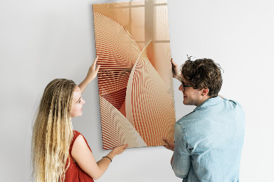 Magnetická popisovateľná tabuľa Moderná tabuľa na poznámky a fotografie