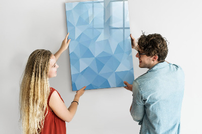 Magnetická popisovateľná tabuľa Moderná fototapeta v modrej farbe