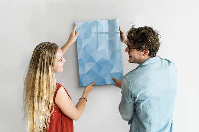 Magnetická popisovateľná tabuľa Moderná fototapeta v modrej farbe