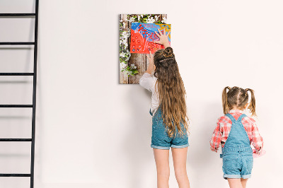 Magnetická popisovateľná tabuľa Kreatívna tabuľa na fotografie a poznámky