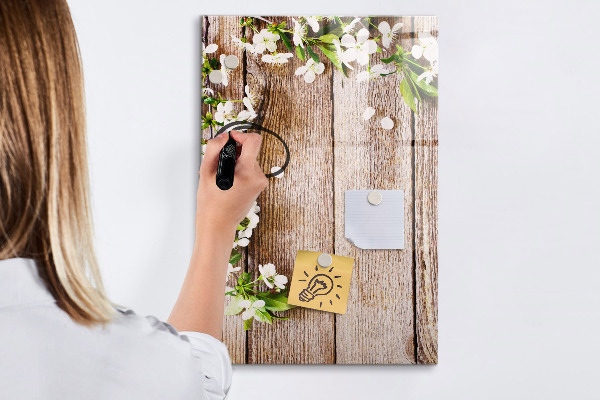 Magnetická popisovateľná tabuľa Kreatívna tabuľa na fotografie a poznámky