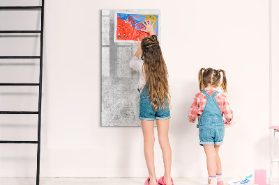 Magnetická popisovateľná tabuľa Moderná tabuľa na poznámky a fotografie