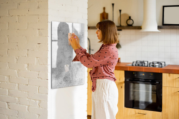 Magnetická popisovateľná tabuľa Moderná tabuľa na poznámky a fotografie