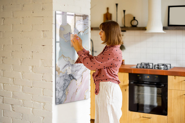 Magnetická popisovateľná tabuľa Štýlová tabuľa na poznámky a fotografie