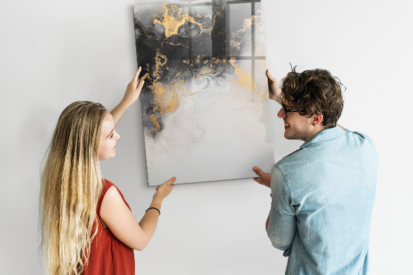 Magnetická popisovateľná tabuľa Moderná tabuľa na poznámky a fotografie