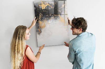 Magnetická popisovateľná tabuľa Moderná tabuľa na poznámky a fotografie