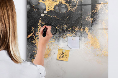 Magnetická popisovateľná tabuľa Moderná tabuľa na poznámky a fotografie