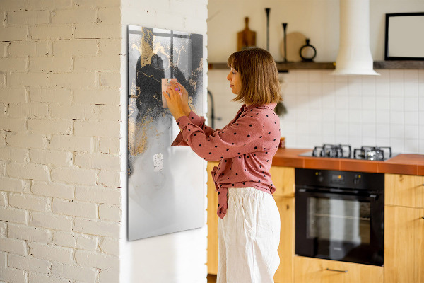 Magnetická popisovateľná tabuľa Moderná tabuľa na poznámky a fotografie