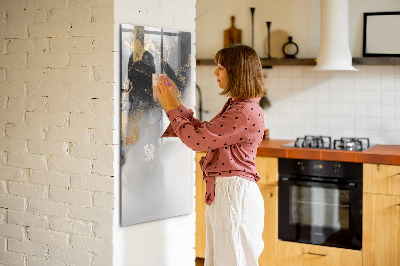 Magnetická popisovateľná tabuľa Moderná tabuľa na poznámky a fotografie