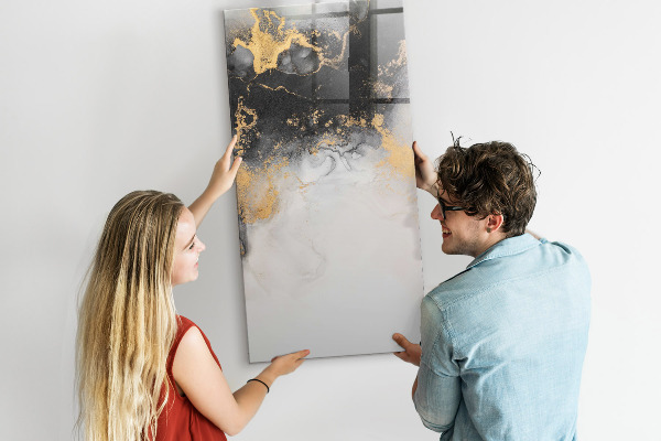 Magnetická popisovateľná tabuľa Moderná tabuľa na poznámky a fotografie