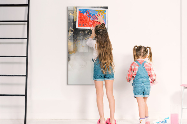 Magnetická popisovateľná tabuľa Moderná tabuľa na poznámky a fotografie