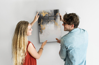 Magnetická popisovateľná tabuľa Moderná tabuľa na poznámky a fotografie