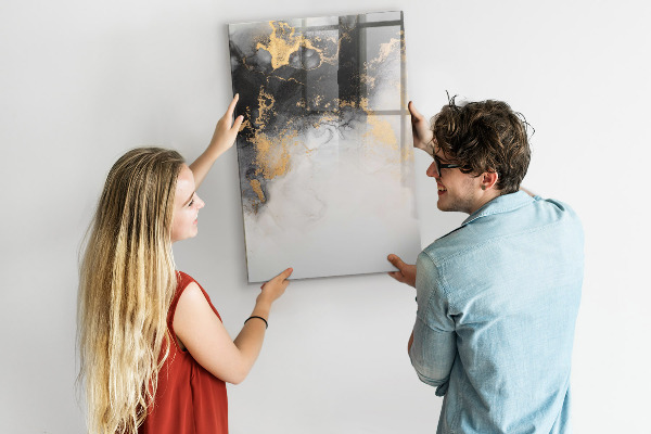 Magnetická popisovateľná tabuľa Moderná tabuľa na poznámky a fotografie