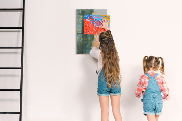 Magnetická popisovateľná tabuľa Moderná tabuľa na fotografie a poznámky