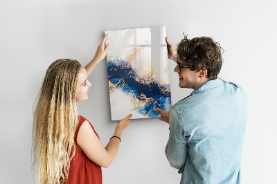 Magnetická popisovateľná tabuľa Štýlová tabuľa na poznámky a fotografie