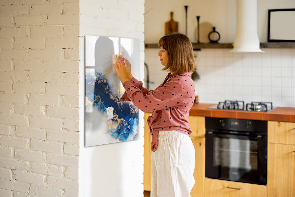 Magnetická popisovateľná tabuľa Štýlová tabuľa na poznámky a fotografie