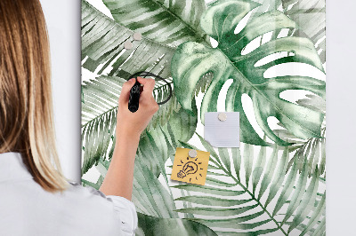 Magnetická popisovateľná tabuľa Zelená tabuľa na fotografie a poznámky