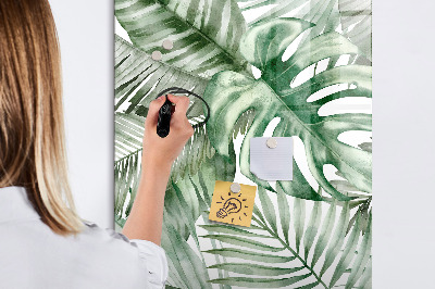 Magnetická popisovateľná tabuľa Zelená tabuľa na fotografie a poznámky