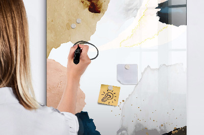 Magnetická popisovateľná tabuľa Štýlová tabuľa na poznámky a fotografie