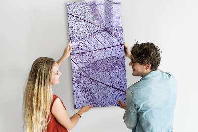 Kresliaca magnetická tabuľa Magnetická tabuľa so vzorom listov
