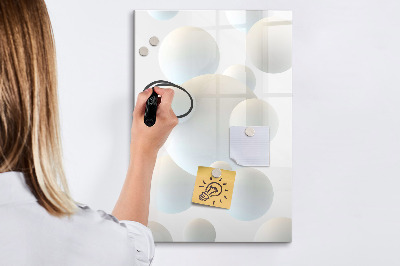 Magnetická popisovateľná tabuľa Praktická tabuľa na poznámky a fotografie