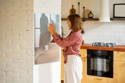 Magnetická popisovateľná tabuľa Farebná tabuľa na poznámky a fotografie