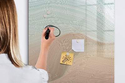 Magnetická popisovateľná tabuľa Farebná tabuľa na poznámky a fotografie