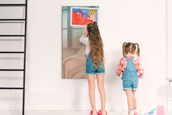 Magnetická popisovateľná tabuľa Farebná tabuľa na poznámky a fotografie
