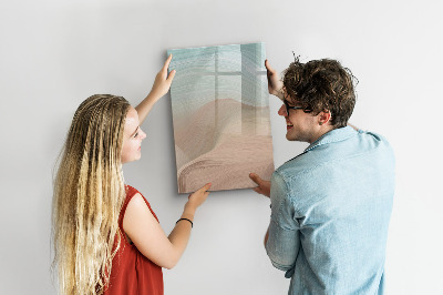 Magnetická popisovateľná tabuľa Farebná tabuľa na poznámky a fotografie