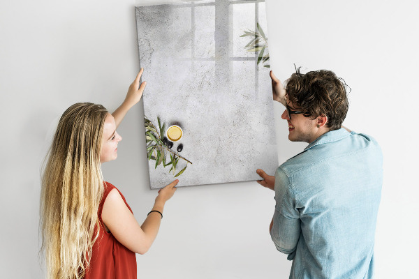Magnetická popisovateľná tabuľa Moderná tabuľa na poznámky a fotografie