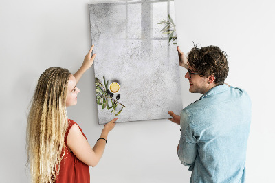 Magnetická popisovateľná tabuľa Moderná tabuľa na poznámky a fotografie